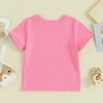 thumbnail image 3 of Okbabeha Kids Boy Girl Crew Neck Short Sleeve Cartoon Cat T Shirt Pullover Top Summer Basic Tees Casual Clothes 1-8Y, 3 of 7