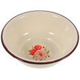 thumbnail image 1 of Old-fashioned Enamel Basin Multi-function Food Basin Retro Enamel Soup Bowl Enamel Noodle Bowl, 1 of 9