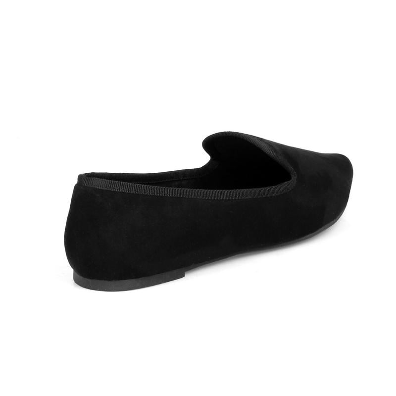 Mark and Maddux Glenn25 Womens Pointed Toe Loafers in Black 