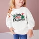 thumbnail image 1 of Xihbxyly Sudadera de Invierno, Acogedora Camiseta de Manga Larga con Estampado de Letras, Elegante Diseño de Cuello Redondo, Divertido Estampado Navideño para Salidas Informales, Actividades Escolare, 1 of 4