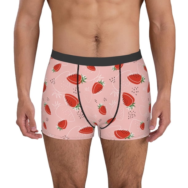 Fotbe Strawberry Calzoncillos Tipo Boxer con Bolsa de Soporte Total para Hombre, X-Temp Fresco, Transpirable y de Secado Rápido-XX-Large