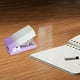 thumbnail image 4 of Mini Stapler | Macaron Gradient Colors - Portable Labor-Saving Plastic Desk Stapler | Set of 4 | Blue Green Pink Purple | Compact Small Size 14x9.5x5.5cm | Lightweight Binding Tool, 4 of 6