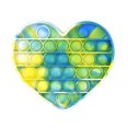 thumbnail image 2 of Autismo Corazón Anti Ansiedad Fidget Stress Reliever Bubble Toy (Verde Amarillo) Ehuebsd Para estrenar, 2 of 9