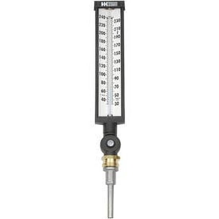 9"" Variangle Thermometer 3 1/2"" stem 30-240F
