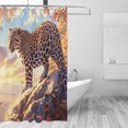 Animal closeup Shower Curtain Shower Curtain Waterproof Fabric
