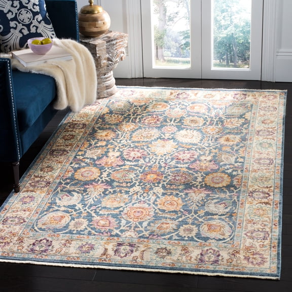 Safavieh Illusion Xanthia Oriental Area Rug, Blue/Creme, 5' x 8'