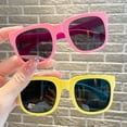 thumbnail image 2 of Candy Color Folding Clear Vision Kids Sunglasses Lovely Square Frame Boys Girls Sunglasses Fashion Accessories, 2 of 7