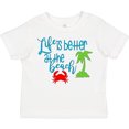 thumbnail image 3 of Inktastic Life is Better at the Beach Crab and Palm Tree Boys or Girls Toddler T-Shirt, 3 of 5