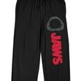 thumbnail image 2 of Jaws Movie Title Logo Men's Black Sleep Pants-Medium, 2 of 7