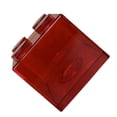 thumbnail image 3 of Hucha transparente rectangular con diseño de bloques de construcción para ahorrar dinero, para niños y niñas, color rojo, 8,9 x 8,9 x 9,2 cm (3,5 x 3,5 x 3,6 pulgadas)., 3 of 12