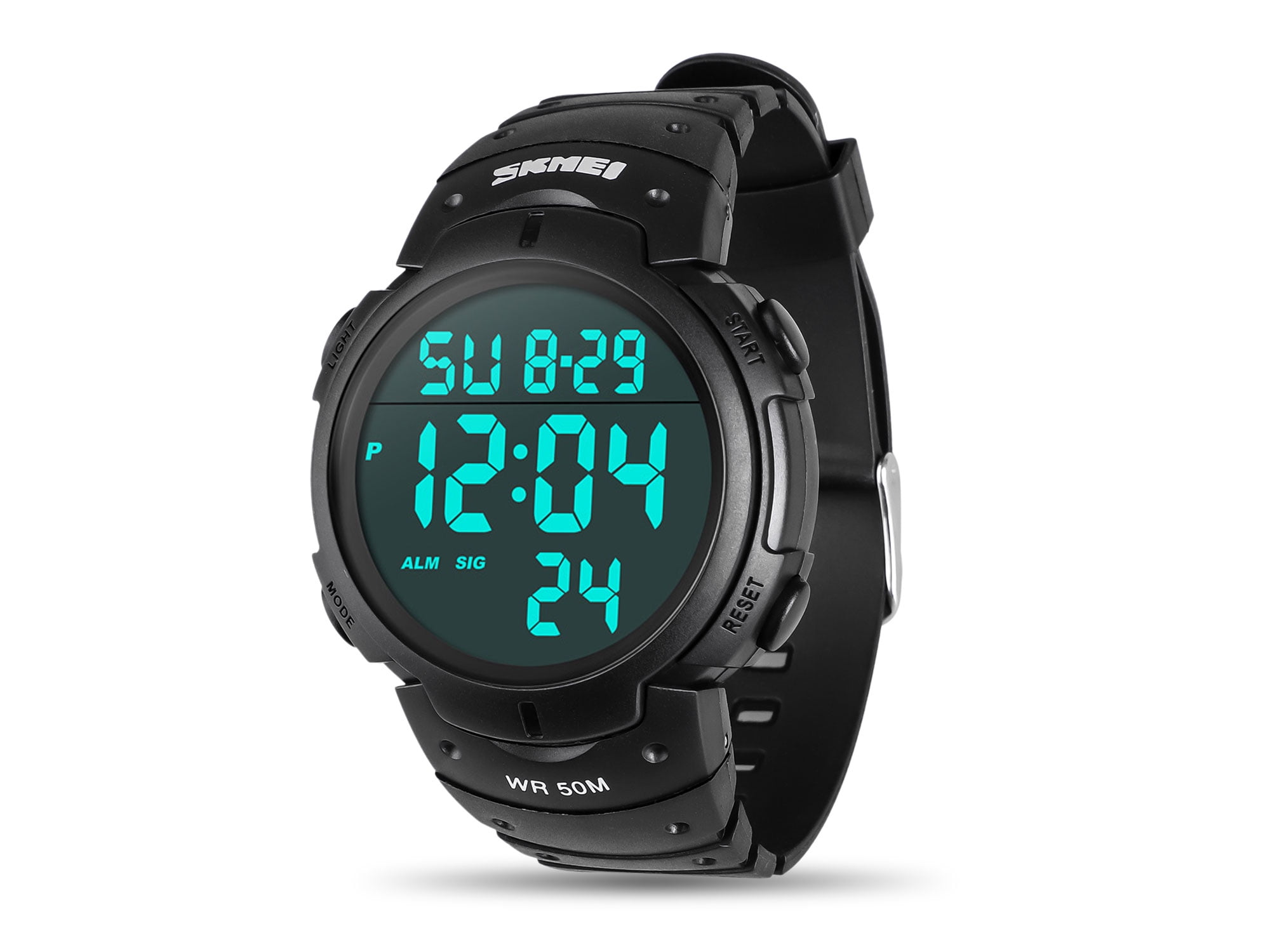 Men S Digital Sports Watch Eeekit Led Backlight Waterproof Wrist Watch With Alarm Stopwatch