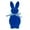 darkblue, variant on DEELLEEO Easter Decorations - 5.5inch Pastel Flocked Bunny Kit - Spring Table Centerpieces Indoor Decor - Bunnies Decoration Set for Home & Party Red 2pcs