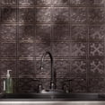 thumbnail image 5 of FASÄDE Traditional Style 10 Decorative Vinyl Backsplash Panel in Smoked Pewter (6X6 Inch Sample), 5 of 5