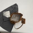 thumbnail image 2 of SPEKSEE Women Suede Shoulder Bag with Inner Pocket Tote Bag with Zipper Solid Color Satchel Bag for Work Travel, 2 of 18