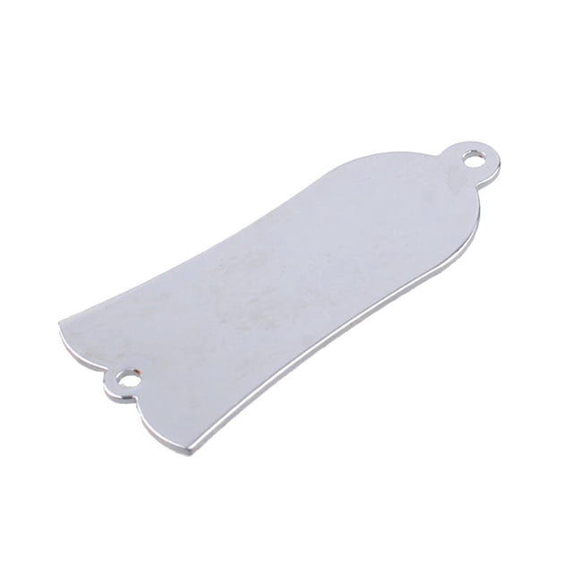 Funda de Vástago de Guitarra de Hierro con de Tornillos para Accesorio de Guitarra Eléctrica Plata