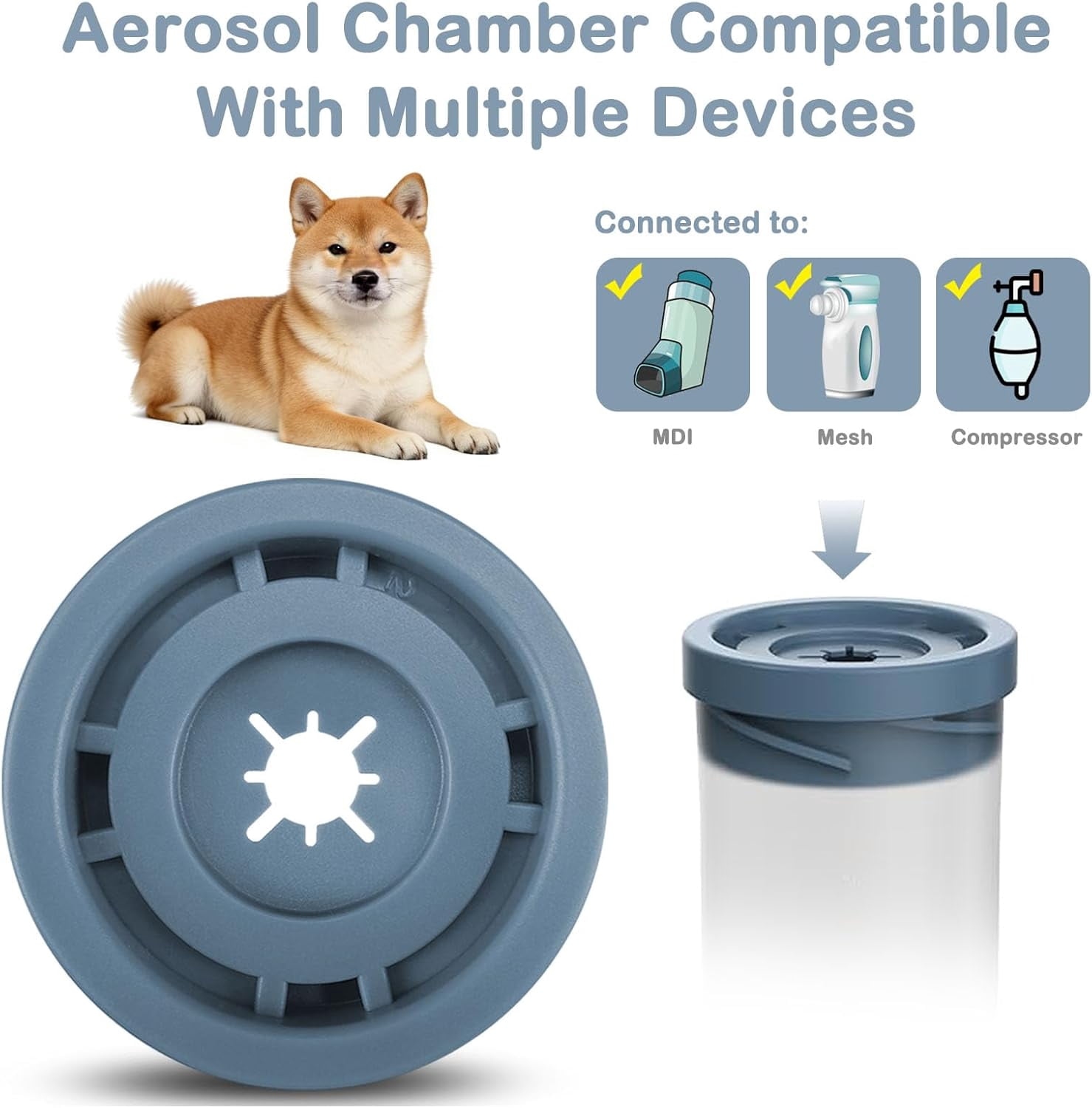 Spacer for Medium Dog,Gray