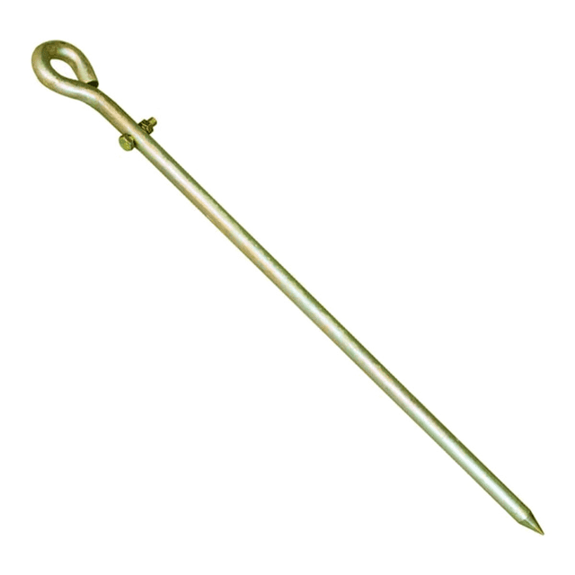 2X Ground Rod, Ground Rod, Industrial Grade Steel Galvanized Copper Bonded Ground Rod, Excellent Tool -18 Inch