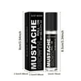 thumbnail image 3 of Mustache Growth Roll On 8 Ml With Almond and Coconut Oils L Easy To Use 8ml, 3 of 9