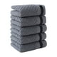 thumbnail image 2 of Solid Color Towel Set For Home Bathroom Full Cottons Thickened Soft Absorbent 5-Piece Set, 2 of 6
