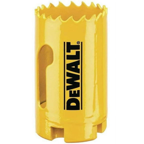 Dewalt Accessories 109438 1 in. Bi-Metal Hole Saws with HSS Cutting Edge - Pack of 9
