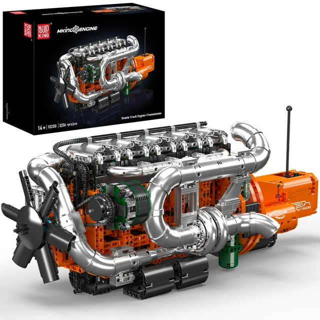 Kit de Modelo de Motor Camión Pesado Mould King con Transmisión 3236 piezas
