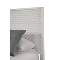 thumbnail image 5 of Origins by Alpine White Pearl California King Wood Panel Bed in White, 5 of 7