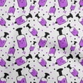 thumbnail image 1 of oneOone Rayon Purple Fabric Medical Virus Sewing Craft Projects Fabric Prints by Yard 56 Inch Wide, 1 of 4