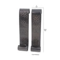 thumbnail image 5 of Metal Sconce Candle Holder with Embossed Intricate Carvings, Bronze- Saltoro Sherpi, 5 of 5
