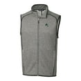 thumbnail image 2 of Men's Cutter & Buck Heather Gray Portland State Vikings Mainsail Sweater-Knit Full-Zip Vest, 2 of 3