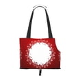 thumbnail image 2 of Xecao Winter Christmas Snowflake for Cat Carrier Small Dog Handbag: The Ideal Travel Companion for Your Pet, 2 of 8