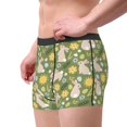 thumbnail image 2 of Yiaed Happy Easter Print Men's Soft Cotton Boxer Shorts Breathable Boxers Underwear Moisture-Wicking Underwear Stretch Boxer Briefs for Man-Large, 2 of 5