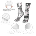 thumbnail image 3 of Uemuo Cats Group for 16in Socks, Cotton Socks Sports Socks Knee High Socks Comfortable Socks For Men, Women, 3 of 7