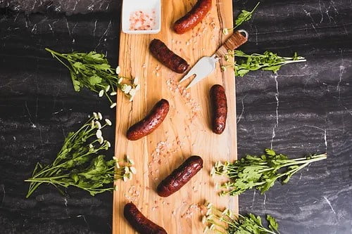 Zummo's Creole Style Smoked Sausage, Hickory Smoked, Fully Cooked, 16 Ounces