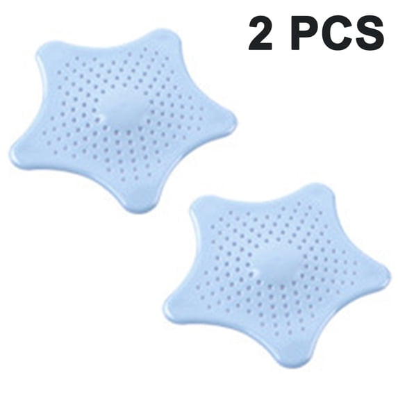 HZKAICUN 2Pcs Silicone Drain Hair Catcher Kitchen Sink Strainer Bathroom Shower Sink Stopper Drain Cover Hair Trap, Filter for Kitchen Bathroom Tub