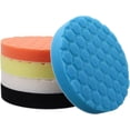 thumbnail image 1 of 5 PCS 7 Inch Polishing Pads, 7" Backing Plate Compound Buffing Sponge Pads Kit, Auto Cutting Foam Polisher Pad for Car Buffer Polisher Compounding Polishing and Waxing,7”, 1 of 6