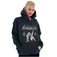 thumbnail image 3 of Betty Boop Arkansas State Map Outline Hoodie Sweatshirt Women Brisco Brands S, 3 of 6