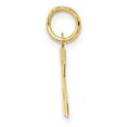 thumbnail image 2 of 14K Yellow Gold Charm Pendant 18 mm 10-12 Small Block Initial K, 2 of 3