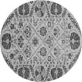 thumbnail image 1 of Ahgly Company Indoor Round Abstract Gray Modern Area Rugs, 6' Round, 1 of 4