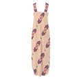 thumbnail image 5 of Birdeem Robe Longue Décontractée Sans Manches à Col en V Imprimée Ample pour Femmes + Poche, 5 of 5