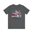thumbnail image 2 of USA Flag Akita Inu Short Sleeve T-Shirt, 2 of 19