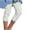 White, variant on VERUGU Capris Pants for Women Spring Summer Casual Comfortable Elastic Waist Printed Cropped Pants Blue L