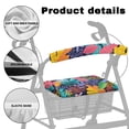 thumbnail image 5 of HELLHERO Back Rest Covers for Seniors Men Women Rollator Walker Cover Tropical Plants for Seniors Adult, 5 of 7