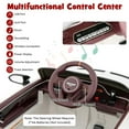 thumbnail image 5 of Costway 12V Licensed Bentley Bacalar Kids Electric Ride-on Car with Remote Control White, 5 of 9