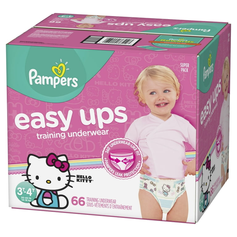 Pampers Easy Ups Training Pants Boys and Girls, 4T-5T, 56 Count, Super Pack  : : Baby