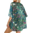 thumbnail image 3 of Shine Up Blouses for Women Print Kimono Plus Size Clothes Summer Casual Swimsuits Coverup Tops, 3 of 6