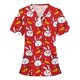 thumbnail image 5 of Puntoco Mujeres Plue Tamaño Animal Print Casual Manga corta Cuello en V Carer top Puntoco Puntoco-888, 5 of 5