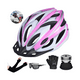 thumbnail image 2 of Casco Ciclismo De Bicicleta Con Guantes, gafas, máscara, manga Talla G Malubero Rosa, 2 of 4