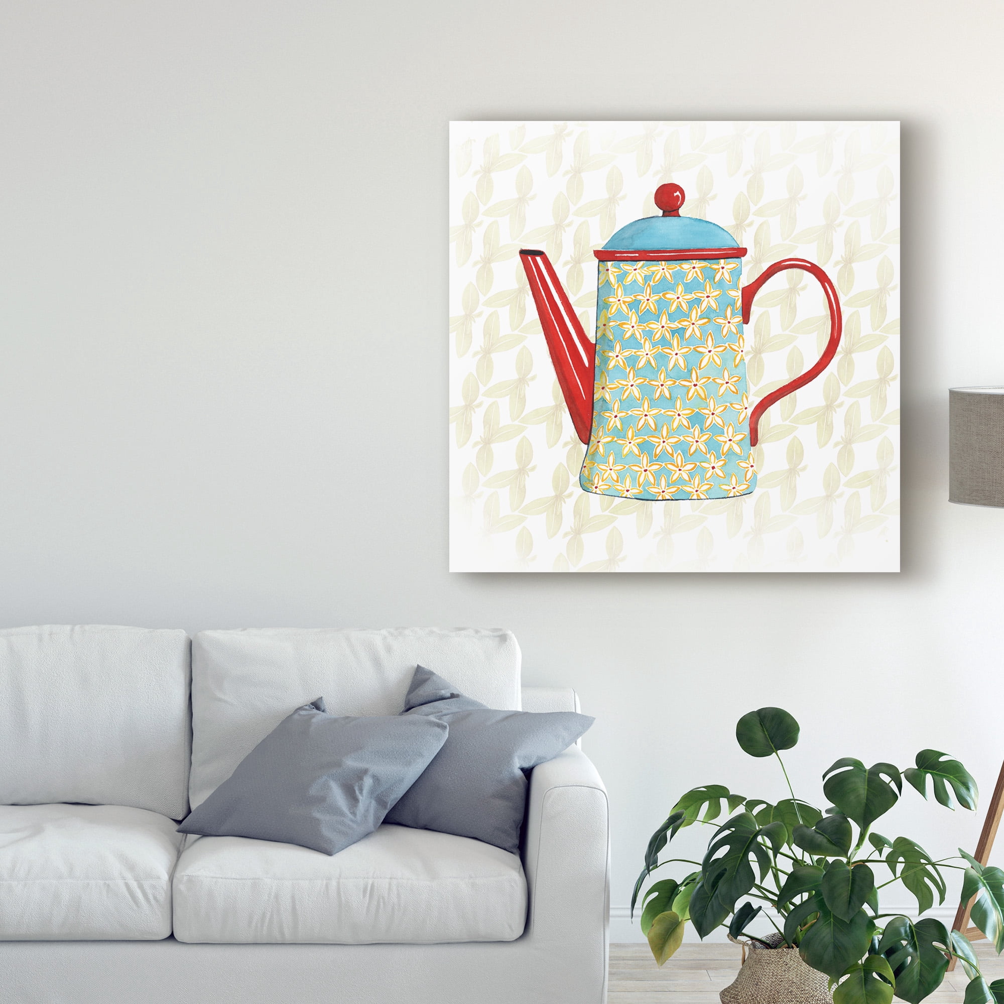Trademark Fine Art 'Sweet Teapot VI' Canvas Art by Grace Popp