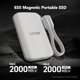 thumbnail image 2 of SSD externo magnético Lexar ES5 de 1 TB con MagSafe, color plata, 2 of 8