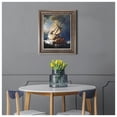 thumbnail image 6 of Christ in The Storm On The Sea of Galilee by Rembrandt van Rijn Faux Wood Gran With Silver Edge Framed Size:25.5x21.5 inches,Image Size:20x16 inches,The World Classic Art Reproductions for HomeDécor, 6 of 6